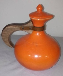 Vintage Red Wing Pitcher with Cover.
