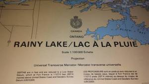 Maps of Rainy Lake and Northern MN.