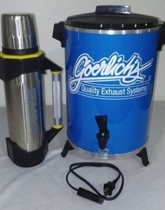 30 Cup Coffee Brewer Complete and Stanley Thermos Bottle.