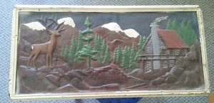 Vintage Cast Plate From Stove.