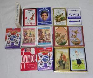 Variety Of Playing Cards.