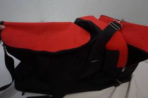 lot 213 image: Red Snowmobile Duffle Bag