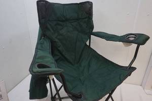 lot 279 image: Greatland Green Folding Captains Chair