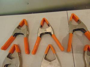 lot 79 image: Mixed Lot of Pony Spring Clamps(Qty of 10)