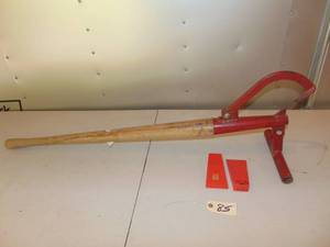 lot 85 image: Log Roller with 2 Splitting Wedges