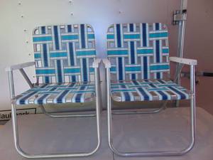 lot 88 image: 2 Sunbeam Web Chairs
