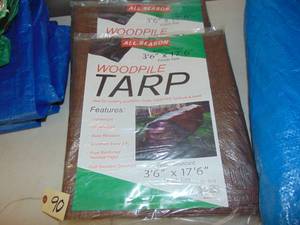 lot 90 image: Mixed Lot of Tarps