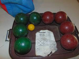 lot 89 image: Forster Bocce Ball