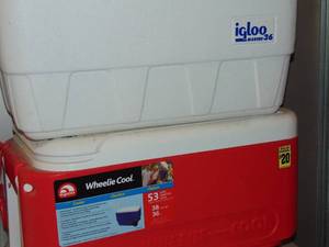 lot 99 image: Mixed Lot of Coolers (QTY 7)