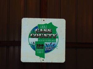 lot 102 image: Cass County Centennial Sign 30 x 30