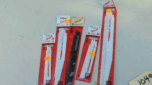 lot 104 image: Mixed Lot of Sawzall Blades