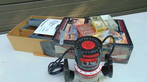 lot 105 image: Sears Router Model - 315.17492 with Bits and Sears Mill-Works Molding Maker - Model 925254