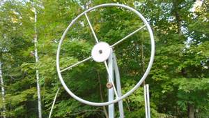 lot 11 image: Aluminum Boat Lift - Set Up For the Flying Scot Sailboat in Lot 1