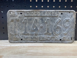 1964 License Plate