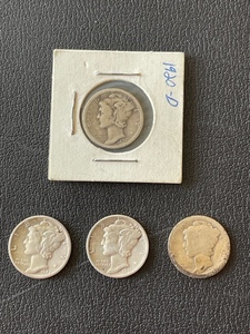 Mercury Silver Dimes