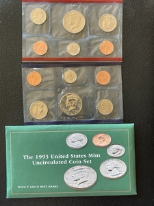 1993 P&D Uncirculated Mint Set
