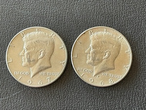 Kennedy Half Dollars 40% Silver Clad