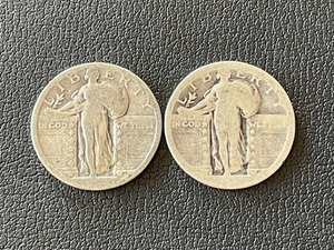 Standing Liberty Quarters