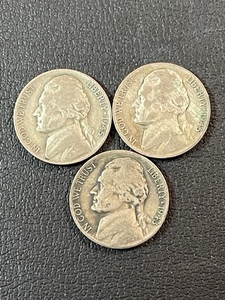 Jefferson Silver War Nickels