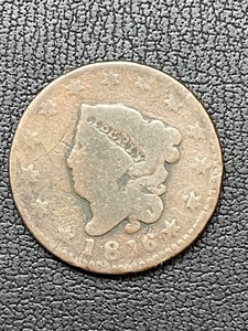 1816 Coronet Head Cent