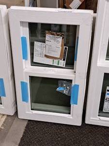 lot 212 image: Endure EN600 Series 2-Lite Slider Window 602 18-34x32