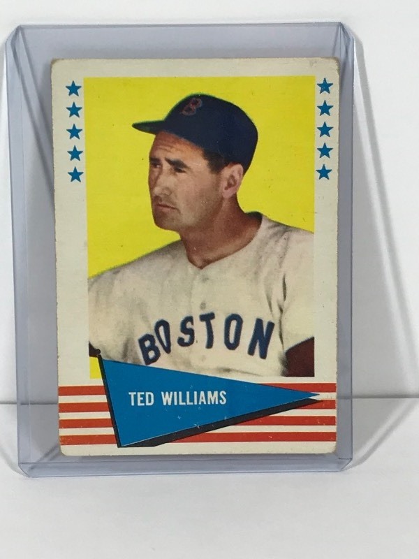 Lot Detail - Ted Williams Signed Vintage Boston Red Sox Road