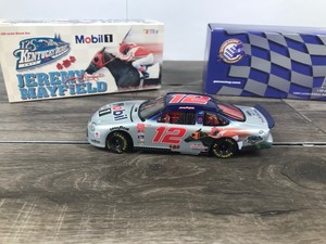 lot 33 image: 1999 Nascar Action Racing Collectible Jeremy Mayfield Ford Taurus #12 Mobil 1  125th Kentucky Derby 132 scale die cast stock car