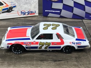 lot 54 image: 1999 Nascar Action Racing Collectibles 1976 Chevy Malibu Dale Earnhardt #77  Hy-Gain 124 scale die cast stock car