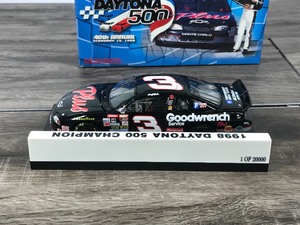 lot 67 image: 1998 Nascar Action Dale Earnhardt Monte Carlo #3  Goodwrench Daytona 500 132 scale die cast stock car