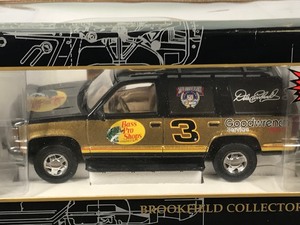 lot 72 image: 1997 Nascar Brookfield Collectors Guild Dale Earnhardt Bass Pro Chevy Tahoe 124 scale die cast