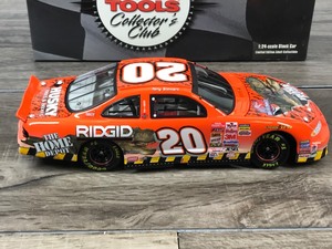 lot 93 image: 2001 Nascar Mac Tools Collectors Club Tony Stewart Grand Prix #20 Home Depot  Jurassic Park III 124 scale die cast stock car