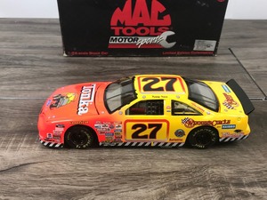 lot 100 image: 1997 Nascar Mac Tools Motor Sports Kenny Irwin Ford Thunderbird #27  Tonka 124 scale die cast stock car