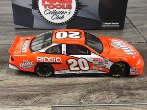 lot 104 image: 2001 Nascar Mac Tools Collectors Club Tony Stewart Grand Prix #20  Home Depot 124 scale die cast stock car