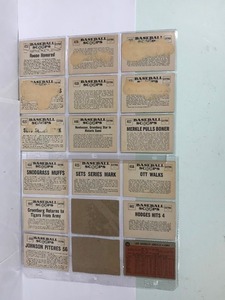 lot 187 image: Lot of 18 Baseball Cards - Years 1961 & 1962