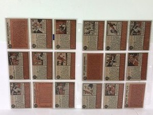 lot 192 image: Lot of 18 - 1962 Topps Baseball Cards