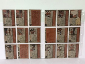 lot 193 image: Lot of 18 - 1962 Topps Baseball Cards