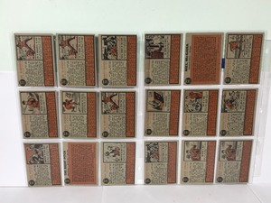 lot 197 image: Lot of 18 - 1962 Topps Baseball Cards