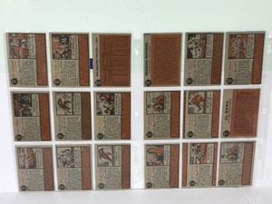 lot 199 image: Lot of 18 - 1962 Topps Baseball Cards