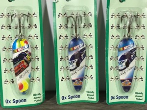 lot 216 image: 3 - Collectible Nascar Ox Spoons - Rusty Wallace #2 & Jeff Gordon #24