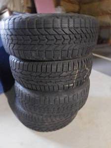 lot 223 image: 4 Winter Force tires with rims