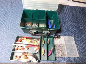 lot 250 image: Plano tackle box of tackle