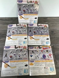 lot 438 image: 6 - NHL Hockey Starting Lineup Figurines in Packages