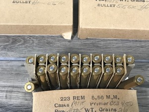 lot 443 image: 5 - 20 rounds of 223 5.56mm ammunition