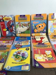lot 445 image: LeapPad  Frog Phonics Learning Games For Kids  Books & Game Console 