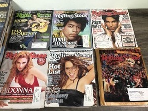 lot 470 image: 44 Issues of Rolling Stone Magazines