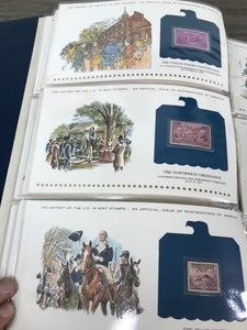 lot 472 image: Collectible book of stamps  61 total