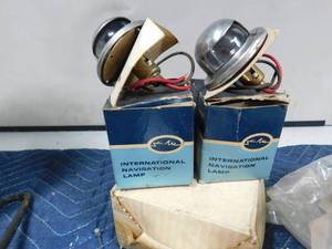 lot 259 image: styrophone bucket of boat parts and truck part