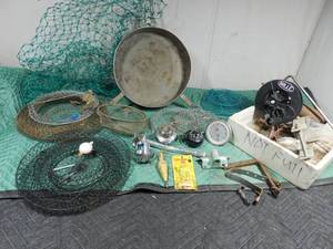 lot 273 image: Vintage boat lights and compasses and more