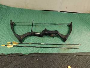 lot 282 image: Bear kids compound bow and arrows