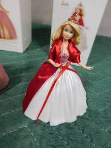 lot 285 image: 2 Hallmark barbie ornaments
